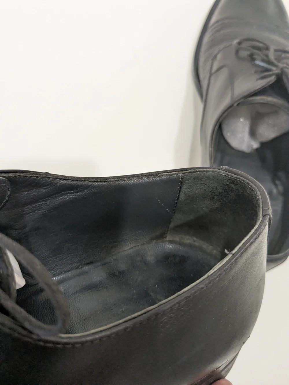 Black Leather Mixed Texture Cap Toe Derby Dress Shoes Men's Vibram Soles Grained